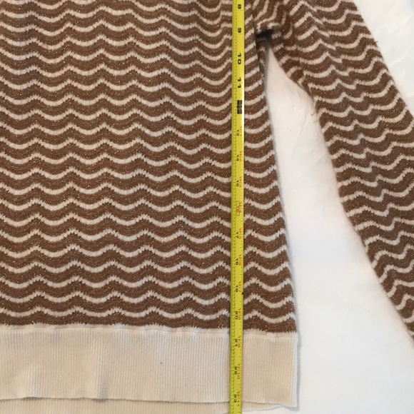 Autumn Cashmere Striped V-Neck Sweater Sz S - Picture 6 of 8